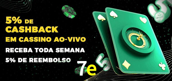 Promoções do cassino ao Vivo 7e
